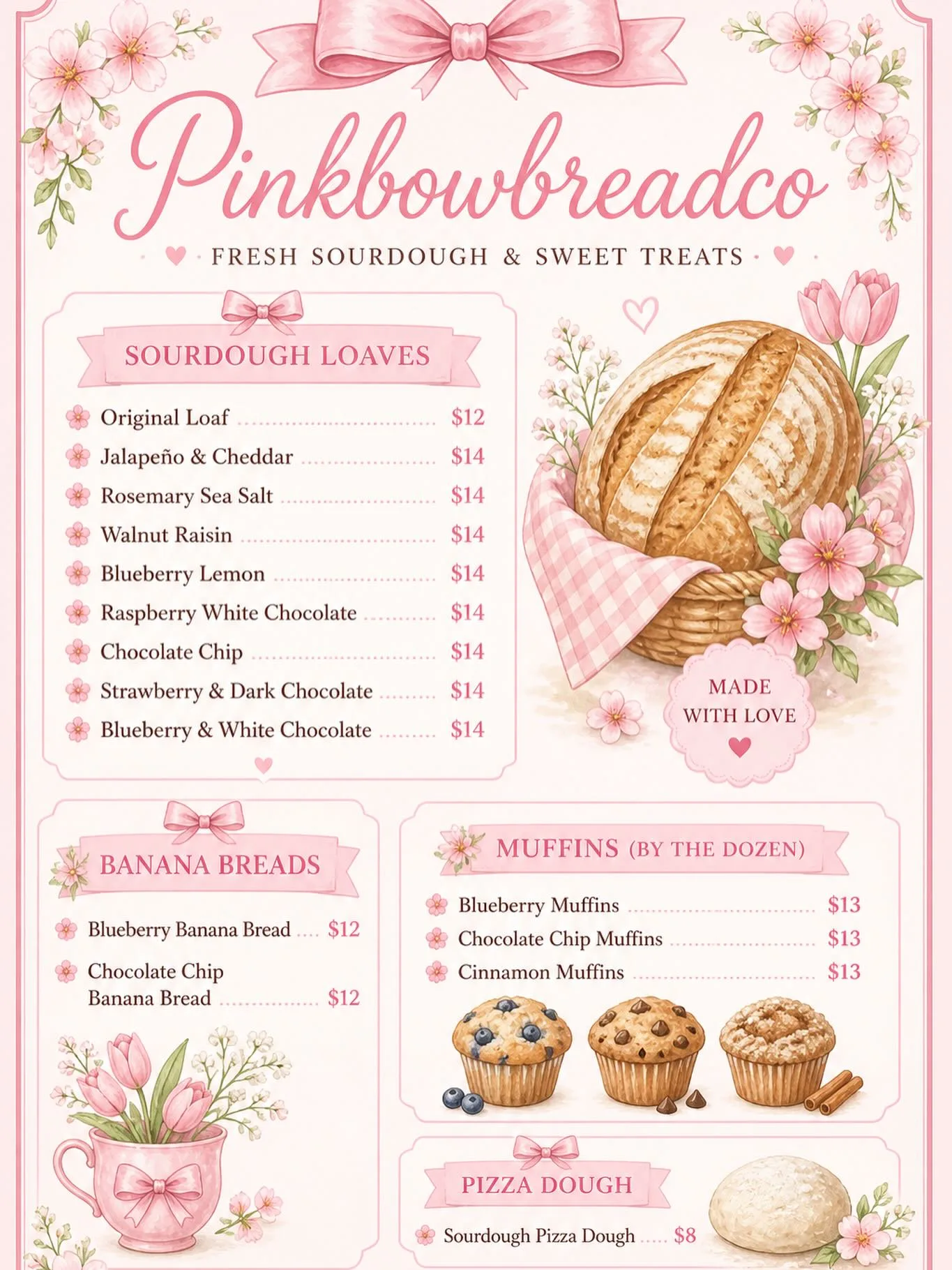 May 2026 illustrated menu